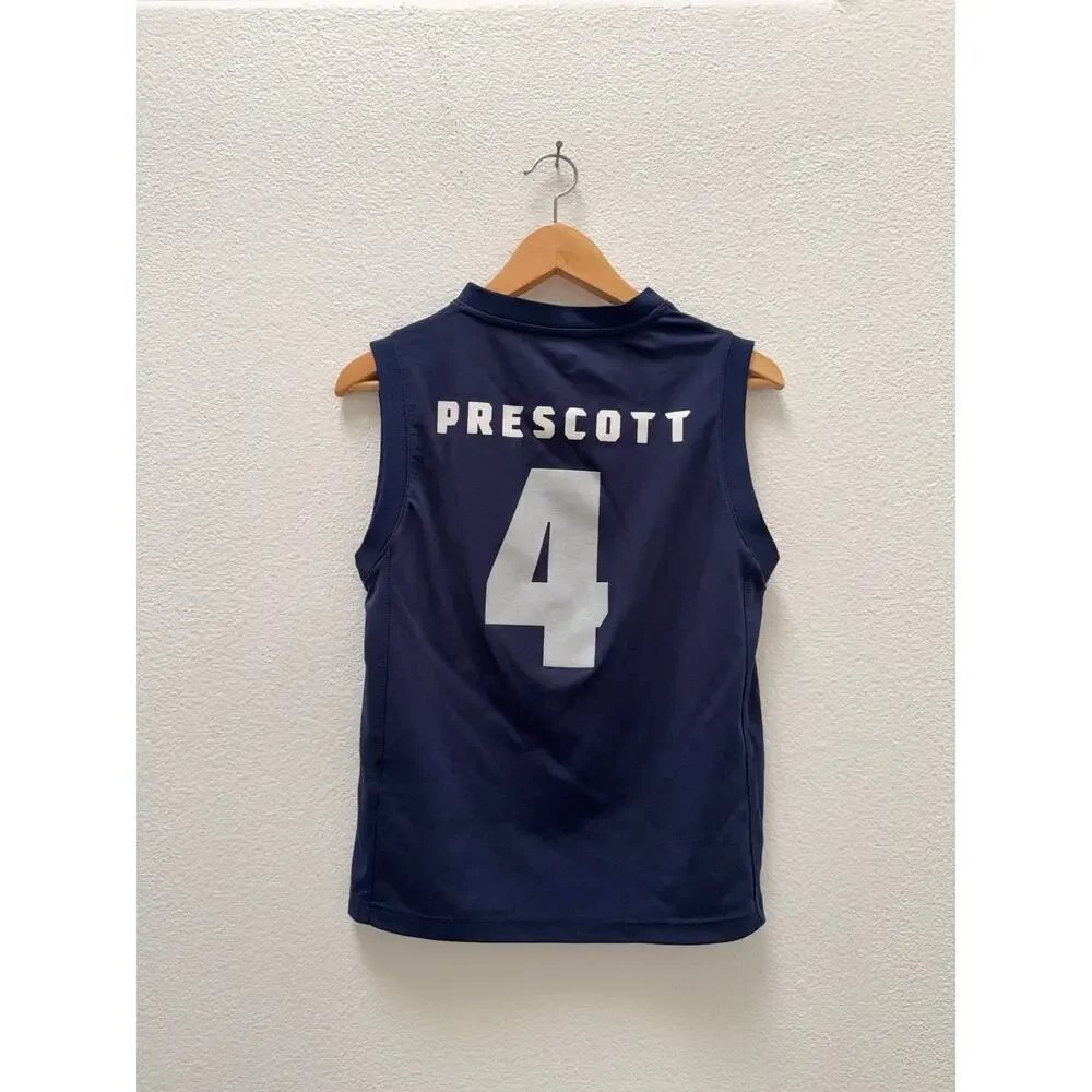 NFL Youth Dallas Cowboys Dak Prescott #4 Sleeveless Jersey Tank Top Size M 10/12